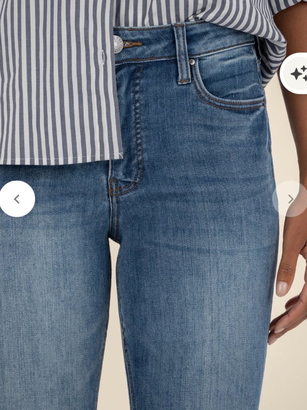 NWT - Women's Kut From The Cloth Kelsey High Rise Ankle Flare Jeans - Size 6 - Picture 10 of 10